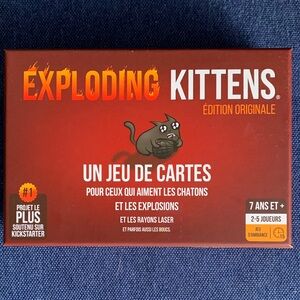 Exploding Kittens Card Game in french